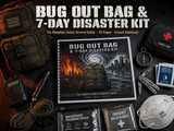 Bug Out Bag & 7-Day Disaster Kit | Printable PDF Planner | Wildfire, Hurricane, Flood, Civil Unrest | 72-Hour Go-Bag Checklist | Evacuation Plan | Family Survival Guide | Instant Download