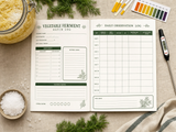 Fermentation Journal | Printable PDF | 25 Pages | Sauerkraut, Kimchi, Kombucha, Sourdough, Kefir | Batch Log & Observation Diary | Instant Download