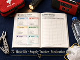 Emergency Preparedness Planner | Printable PDF | 72-Hour Kit, Evacuation Plan, Food & Water Storage, First Aid, Communications | Family Safety Guide | Instant Download