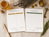 Homestead Budget & Expense Tracker | Printable PDF Planner | Income Log, Expense Tracker, Monthly Budget, Seasonal Planner, ROI Calculator, Food Savings | Instant Download