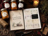 Canning & Preserving Recipe Log & Planner | Printable PDF | Jams, Pickles, Chutneys, Ferments | Pantry Tracker | Jar Labels | Instant Download