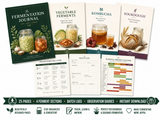 Fermentation Journal | Printable PDF | 25 Pages | Sauerkraut, Kimchi, Kombucha, Sourdough, Kefir | Batch Log & Observation Diary | Instant Download