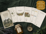 Homesteading Task & Skill-Building Tracker | Printable PDF Planner | Garden, Livestock, Preservation, Seasonal Planning | Skills Wheel | Annual Review | Instant Download