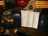 Family Emergency Preparedness Planner & Binder | Printable PDF Planner | Wildfire, Hurricane, Power Outage, Earthquake | Complete Family Readiness Guide | Instant Download
