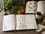 Home Apothecary Inventory Log | Printable Herb & Remedy Tracker | Victorian Botanical